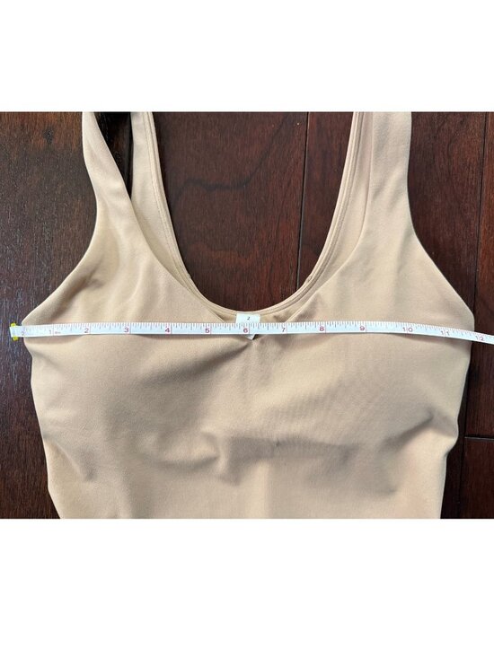 Lululemon Align Bodysuit Women Size 2 W1DY7S in CNTR Beige Nude NWT - Picture 13 of 16